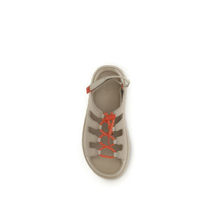 UGG Beige Polyurethane Platform Sandals