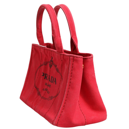 Prada Canapa Mini Canvas Tote
