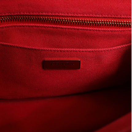 Prada Canapa Mini Canvas Tote
