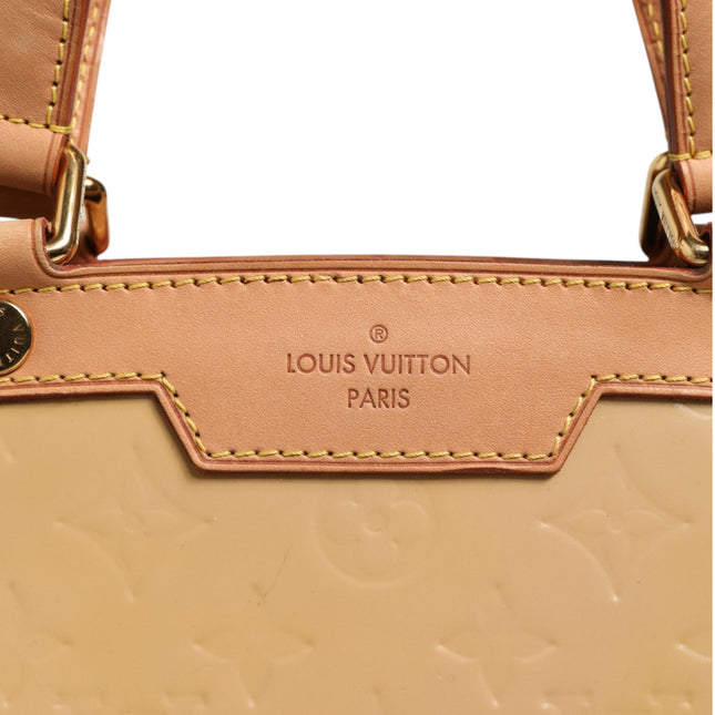 Louis Vuitton Monogram Vernis Brea MM Beige Poudre