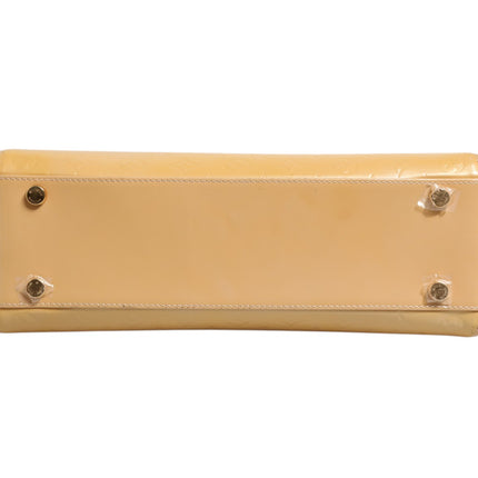 Louis Vuitton Monogram Vernis Brea MM Beige Poudre
