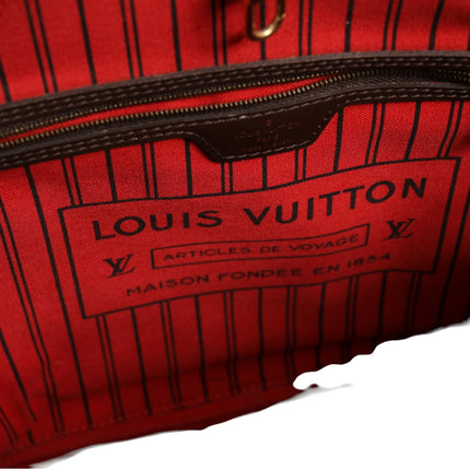 Louis Vuitton Neverfull MM Damier Ebene Tote