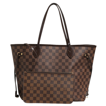 Louis Vuitton Neverfull MM Damier Ebene Tote