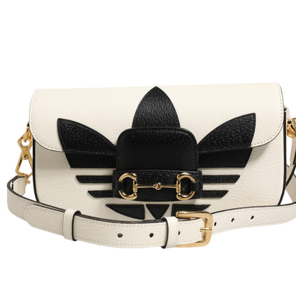 Gucci x Adidas Horsebit 1955 Shoulder Bag Black/White