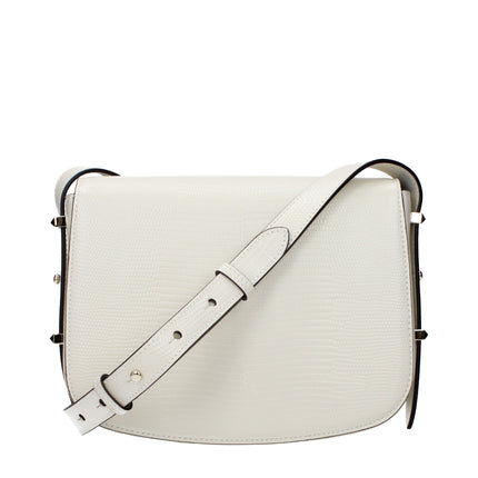 Jimmy Choo White Leather Crossbody Bag