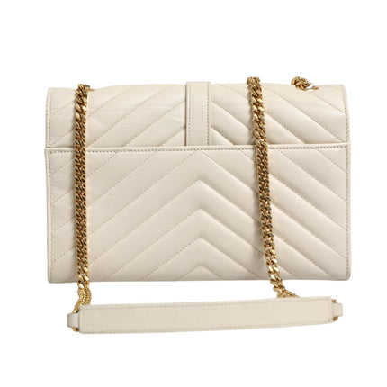 Saint Laurent Envelope Triquilt Medium YSL Shoulder Bag