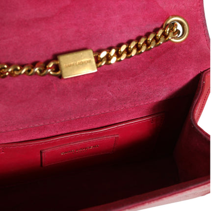 Saint Laurent Kate Red Leather Crossbody Bag