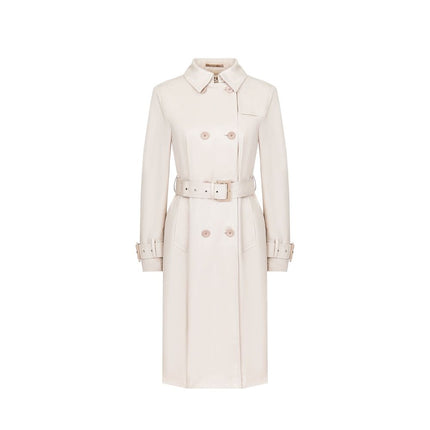 Herno White Cotton Coat