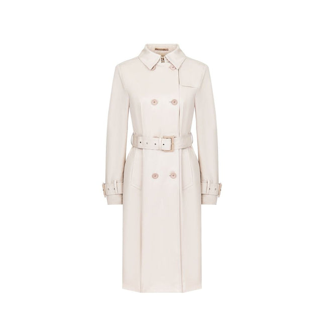 Herno White Cotton Coat
