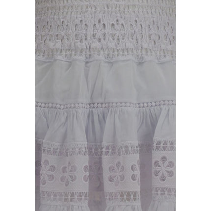Charo Ruiz White Cotton Casual Dress