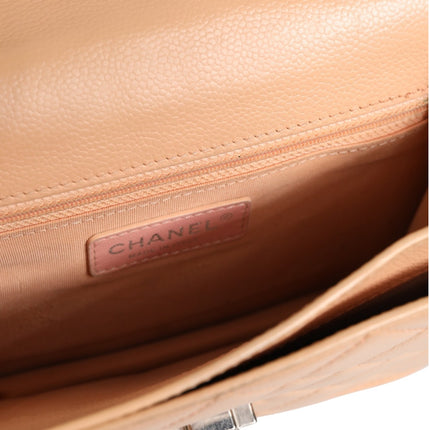 Chanel Goatskin Quilted Small CC Box Flap Bag