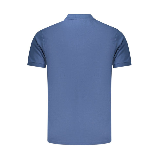 Rifle Blue Cotton Men's Polo Shirt