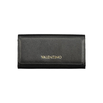 Mario Valentino Black Polyurethane Women's Wallet
