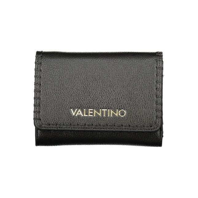 Mario Valentino Black Leather Women's Wallet