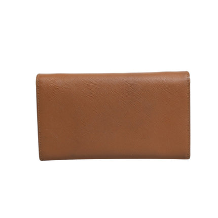 Prada Brown and Gold Wallet Strap