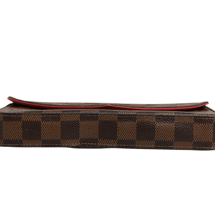 Louis Vuitton Damier Ebene Pochette Felice Chain Wallet