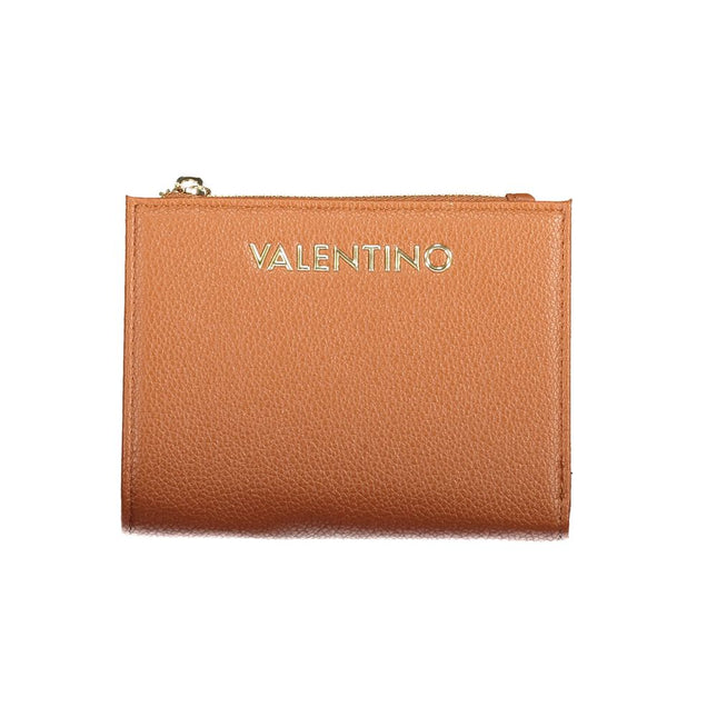 Mario Valentino Brown Polyurethane Women's Wallet