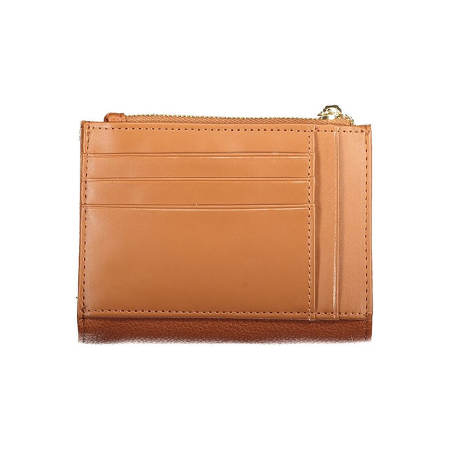 Mario Valentino Brown Polyurethane Women's Wallet