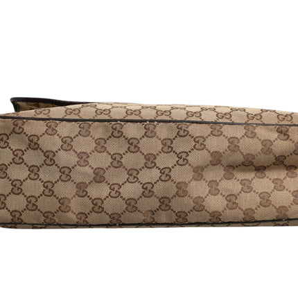 Gucci GG Canvas Flap Messenger Bag