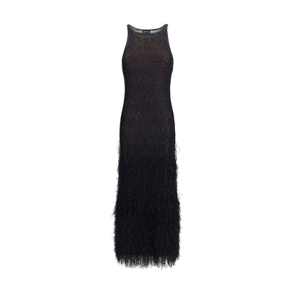 Giorgio Armani Blue Polyamide Cocktail Dress