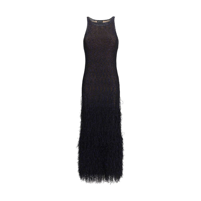 Giorgio Armani Blue Polyamide Cocktail Dress