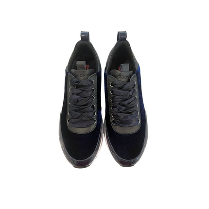 Borbonese Blue Synthetic Women's Sneakers