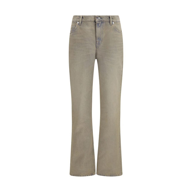 Our Legacy Bicolor Cotton Bootcut Jeans
