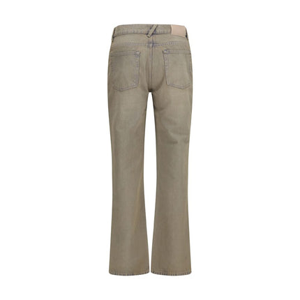 Our Legacy Bicolor Cotton Bootcut Jeans