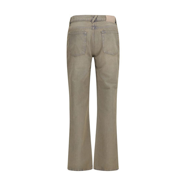 Our Legacy Bicolor Cotton Bootcut Jeans