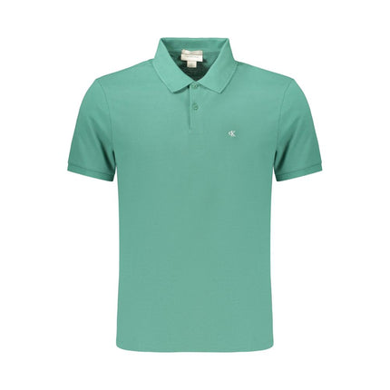 Calvin Klein Verde Cotton Mens Polo