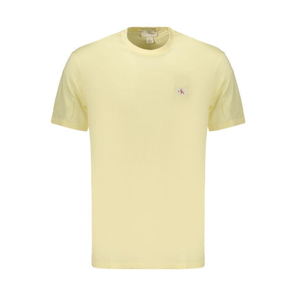 Calvin Klein Yellow Cotton Men's T-Shirt