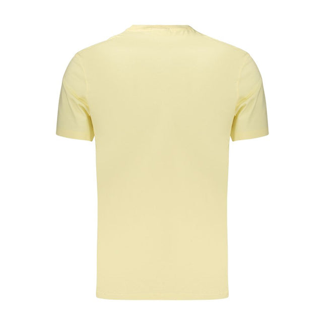 Calvin Klein Yellow Cotton Men's T-Shirt