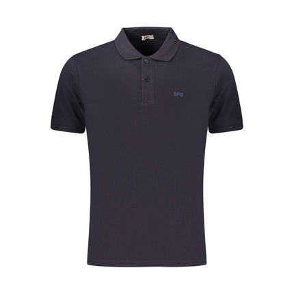 Rifle Blue Cotton Men's Polo Shirt