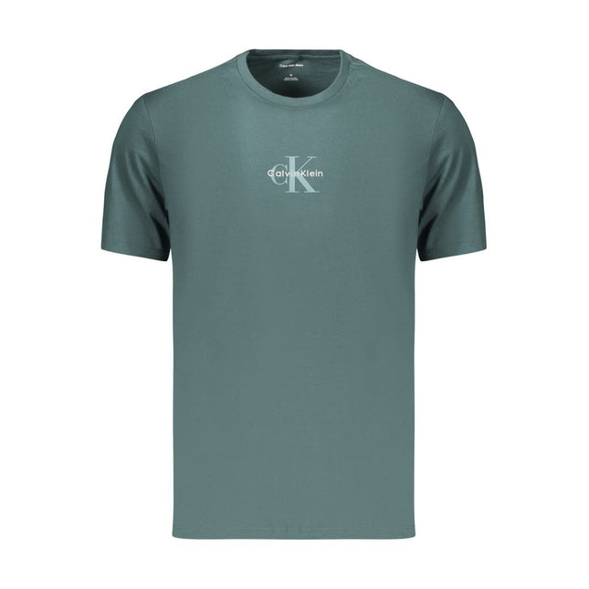 Calvin Klein Blue Cotton Men's T-Shirt