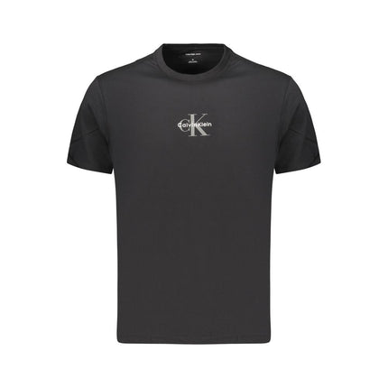 Calvin Klein Black Cotton Men's T-Shirt