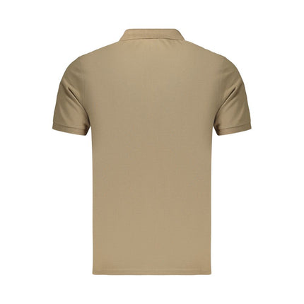 Rifle Brown Cotton Men's Polo Shirt