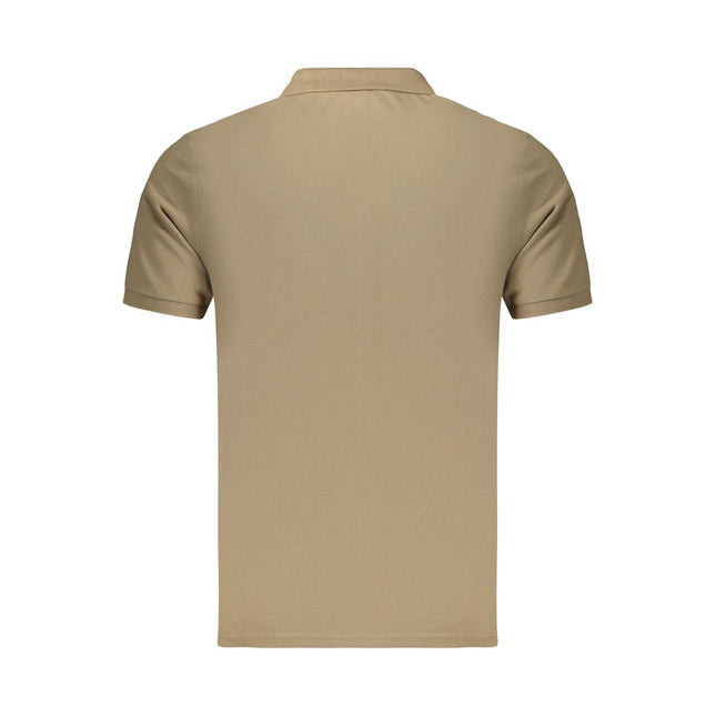 Rifle Brown Cotton Men's Polo Shirt