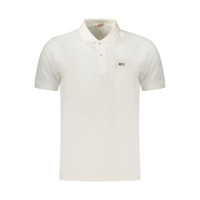 Rifle Bianco Cotton Men's Polo