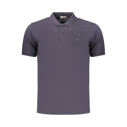 Rifle Blue Cotton Men's Polo