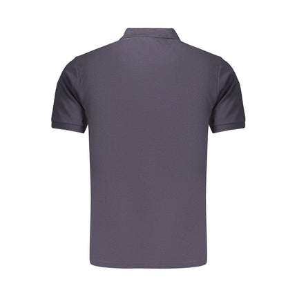 Rifle Blue Cotton Men's Polo