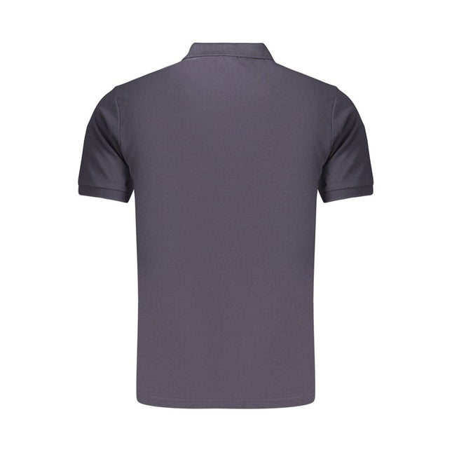 Rifle Blue Cotton Men's Polo
