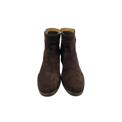 Borbonese Brown Leather Women Boot