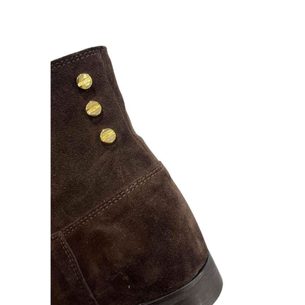 Borbonese Brown Leather Women Boot