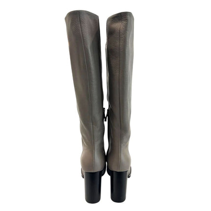Borbonese Brown Leather Women Boot