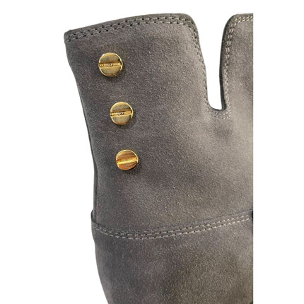 Borbonese Grey Leather Women Boot