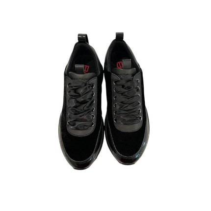 Borbonese Black Fabric Women Sneaker
