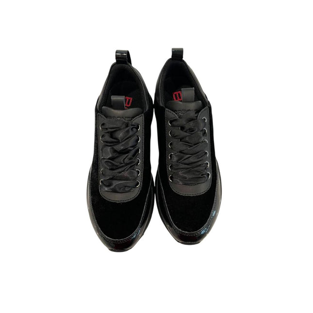 Borbonese Black Fabric Women Sneaker