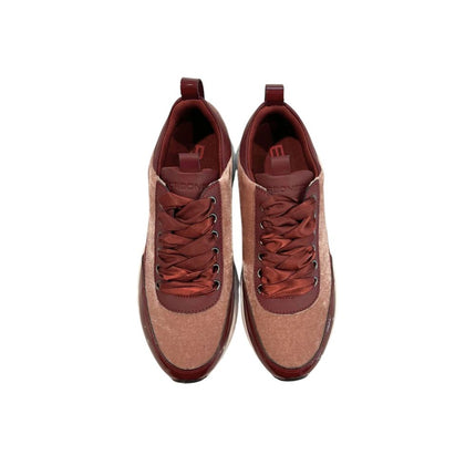 Borbonese Red Fabric Women Sneakers