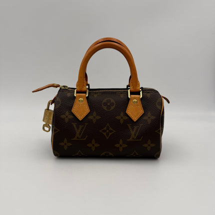 Louis Vuitton Nano Speedy Monogram Handbag