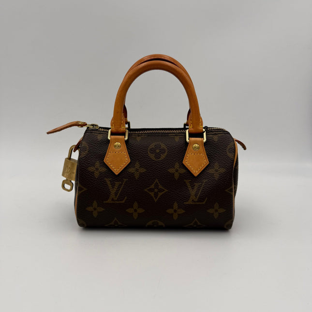 Louis Vuitton Nano Speedy Monogram Handbag